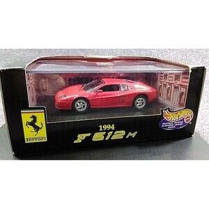 1994 Ferrari F512M Hot Wheels 1:43 Die Cast Vintage Red